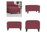 Vidaxl Sgabello Rosso Vino 70X55X41 Cm In Tessuto - Sgabello - Sgabello - Panca Per Piedi - Poggiapiedi