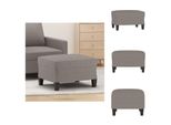 Vidaxl Sgabello Taupe 60X50X41 Cm In Tessuto - Sgabello Imbottito