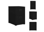 Vidaxl Armadio Per Archiviazione Nero 46X62X72,5 Cm In Acciaio - Armadi Per Archiviazione