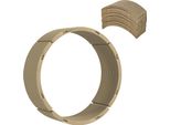 Pawhut Grattatoio Per Gatti, 8 Set Di Grattatoi Riciclabili, Tappetini In Cartone Ondulato Per Gatti Con Rotelle, Gatti Fino A 5 Kg, 55 X 25,5 X 3 Cm, Marrone