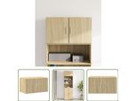The Living Store Armadio A Muro Rovere Sonoma 70X42,5X40 Cm Materiale Legno