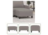 The Living Store Sgabello Taupe 70X55X41 Cm Tessuto