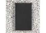 Piatto Doccia 150X70 Cm Nero Linea Vulcano Slim In Resina Sintetica E Polvere Di Marmo Con Sponda Laterale In Resina Di Marmo - Frascio