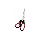 Wedo® 97681 Forbici In Acciaio Inox - 21 Cm, Nero/Rosso, Impugnatura Morbida, Per Mancini