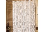 Bagno Tenda Da Doccia Bianco Con Anelli Tenda Da Doccia Anti Muffa Impermeabile Peva Marocco Tende Da Bagno Tende Da Bagno, 120X180Cm