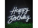Buon Compleanno Decorazione Festa Di Compleanno Led Neon Luce Neon Segno Di Compleanno Decorazione Usb Bianco