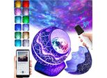 Led Proiettore Cielo Stellato Bambini, Uovo Di Dinosauro Galassia Proiettore Stella Con Telecomando E Altoparlante Bluetooth, Rumore Bianco Luce Notturna Camera Da Letto Decorazione Regalo