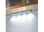30CM Senza Fili Ha Condotto La Luce Del Gabinetto Con Il Rivelatore Di Moto, Usb Ricaricabile Dimmable Sotto La Luce Del Gabinetto, Luce Del Gabinetto Della Cucina Della Scala Della Cucina Ha Condotto La Luce Del Gabinetto, Bianco Freddo
