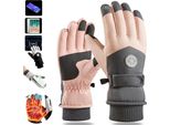 Guanti Invernali Da Donna Guanti Termici Impermeabili Touchscreen Guanti Invernali Antivento Per Ciclismo Sport All'aperto