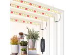 Lampada Per Piante Led A Spettro Completo 60 Led Luce Solare Lampada Per Piante Luce Per Piante Luce Per Piante 2*34Cm Led Striscia Di Crescita Con Timer