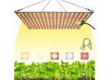 150W Lampada Vegetale Ha Portato Lo Spettro Completo, 432Leds Pannello Crescere Luce Lampada Uv, Luminosità Dimmerabile Pianta Luce Lampada Di Crescita Per Piante Ortaggi In Fiore