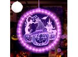 Decorazione Di Halloween Per Interni, Cappello Della Strega Della Zucca Di Halloween, Luce Principale Della Finestra Appesa Con Ventosa Decorazione Del Giardino Della Festa Di Halloween Decorazione Della Finestra Decorazione Della Finestra