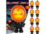 Luce Della Zucca Della Decorazione Di Halloween, Luce Interattiva Di Proiezione Della Zucca Della Decorazione Della Zucca Della Luce Notturna Della Lampada Della Decorazione Del Tavolo Della Festa Di Halloween Dell'autunno Della Decorazione
