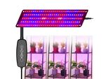 La Lampada Della Pianta Del Pannello Led Spettro Completo Per La Fioritura Della Pianta, 150Leds Coltiva La Luce Della Lampada Per Le Piante Dell'interno Coltiva La Luce Con Il 3 Temporizzatore, 6 Luminosità (1Pcs)