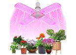 40W E27 Lampada Per Piante Led Spettro Completo 240Leds Pieghevole Lampada Di Crescita Per Piante Luce Rosa Lampada Di Crescita Per Piante D'appartamento Ortaggi Coltivazione In Serra