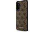 Custodia Guess 4G Metal Gold Logo Do Samsung Galaxy A36 BrąZowy
