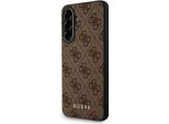 Custodia Guess 4G Metal Gold Logo Do Samsung Galaxy A56 BrąZowy