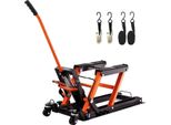 Martinetto Idraulico Per Moto, Capacità 1500 Lbs, Altezza Di Sollevamento Regolabile 4,7"-15"", 1500 Libbre"