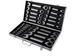 Set Di Chiavi A Cricchetto, Acciaio Al Cromo Vanadio, Gamma Di Dimensioni 6-32 Mm, Argento