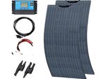 Kit Di Pannelli Solari Flessibili, Potenza Nominale 200W, Design Leggero, Kit 12V 24V 200W
