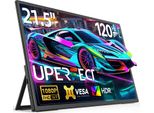 Monitor Portatile, Display Ips Da 21,5 Pollici, Frequenza Di Aggiornamento 120Hz, 120Hz, Connettore Eu