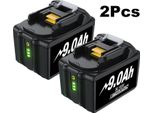 Batteria Ricaricabile, Capacità 6,0Ah O 9,0Ah, Tensione 18V, 2 Pezzi Batteria 9,0 Ah