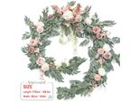 Ghirlanda Di Eucalipti Artificiali, Fiori Di Seta Eleganti, Perfetti Per Matrimoni, B