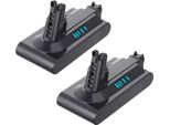 Batteria Sostitutiva V10, Capacità 6000Mah, Tecnologia Li-Ion, 2 Pezzi 6,0 Ah Bat