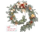Ghirlanda Di Eucalipti Artificiali, Fiori Di Seta Eleganti, Perfetti Per Matrimoni, D