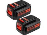 Batteria Di Ricambio Per Black & Decker, Capacità 3500Mah, Ricaricabile, 2 Picec