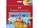 Faber-Castell 554203 FABER-CASTELL Penna A Punta In Fibra Castle, Confezione Da 36 Pezzi