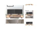 Vidaxl Supporto Per Monitor 100X27,5X15 Cm In Legno Di Pino Massiccio - Supporto Per Monitor Di Computer