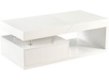 Couchtisch Paroli, Weiß (Weiß, Weiß, Weiß), B:120Cm H:42Cm T:60Cm, Tische, Couchtisch