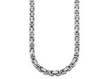 Edelstahlkette Firetti "Schmuck Geschenk Halskette KöNigskette Versch. LäNgen" Gr. 55, Silber (Edelstahlfarben), Halsketten, Herren, 55, Edelstahl, B: 6,7Mm, Edelstahlkette KöNigskette, B:6,7Mm