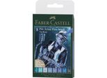 Faber-Castell Pitt Artist Pen Pennello A Inchiostro - Confezione Da 8 Pezzi