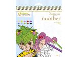 Pagina Da Colorare Graffy Pop Number - Manga Avenue Mandarine