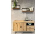 Sideboard Gutmann Factory, Beige (Natur), B:150Cm H:80Cm T:43Cm, Mdf, Sideboards, Sideboard, Kommode, Breite 150 Cm