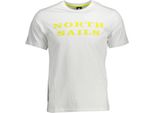 North Sails T-Shirt Uomo Tessile Bianco SF10753 - Taglia: 2XL