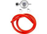 Teesa TSA0094 Regolatore Di Pressione Del Gas Per Griglie, 37 Mbar, Tubo Da 1 M, Fascette