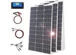 Kit Di Pannelli Solari Flessibili, Design Monocristallino Ad Alta Efficienza, Impermeabile, Kit Da 300W