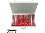 Set Per Optometria, 266 Lenti Di Prova, Custodia In Alluminio, Trasparente