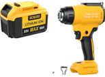 Pistola Ad Aria Calda A Batteria, Batteria Da 18 V, Controllo Della Temperatura Variabile, 1BAT 1 Pistola Ad Aria Calda