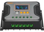 Regolatore Di Carica Solare Powmr Pwm, Corrente Massima 30A/60A/80A, Compatibilità Di Tensione Flessibile, Regolatore Pwm 80A