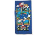Telo Da Bagno Sonic The Hedgehog, Telo Mare 70X140Cm Asciugatura Rapida