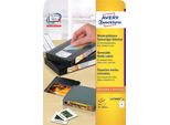 Avery Zweckform® L4738REV-25 Etichette Per Dischetti Rimovibili 70 X 50,8 Mm 25 Fogli/250 Etichette Bianco(S)