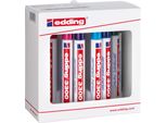 Edding 3300-10S 3300 Pennarello Permanente - Ricaricabile, 1 - 5 Mm, Scatola Con 10 Colori
