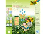 Folia Designpapierblock "Blumen"", 305 X 305 Mm, 12 Blatt"