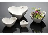 Sandra Rich Schale Herz, Porzellan, HöHe: 60 Mm, LäNge: 140 Mm, ø: 140 Mm