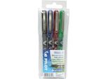 Pilot Rollerball V Ball Vb 7, Confezione Da 4, Colori Assortiti