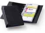 Durable Porta Biglietti Da Visita Ad Anelli Visifix® Economy 96, Nero, 244101